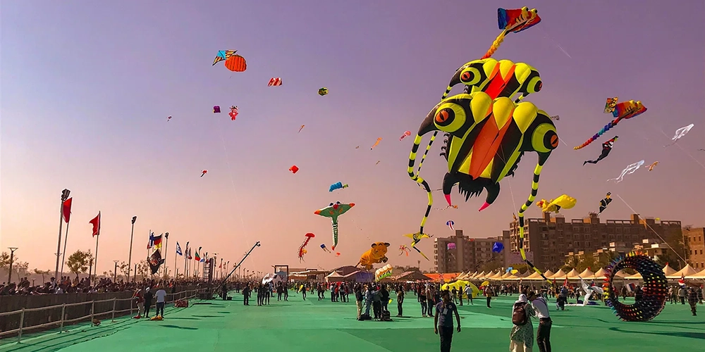 Planning a trip to Ahmedabad for the ICC Cricket World Cup 2023 8 International Kite Festival